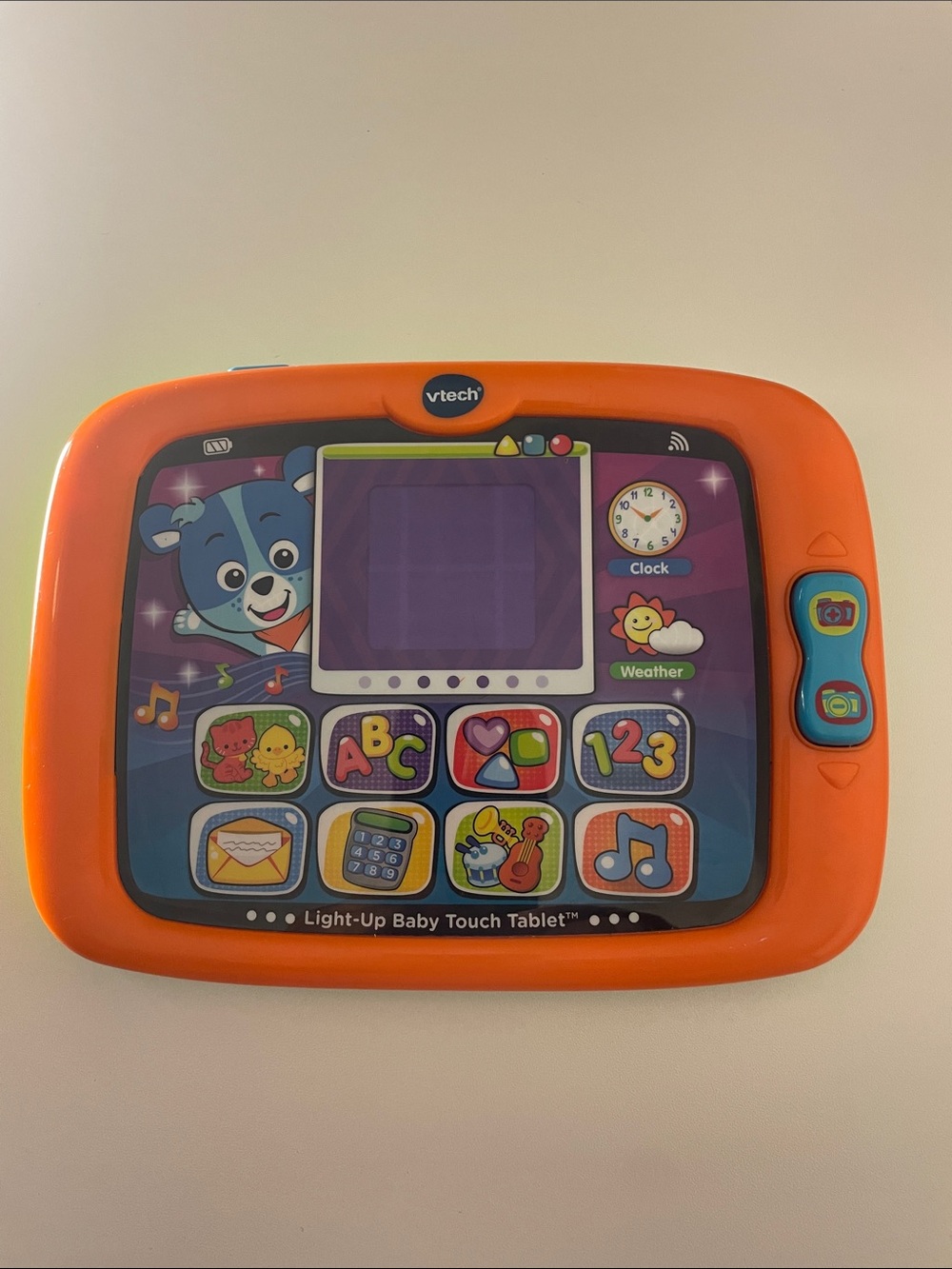 VTech Light-Up Baby Touch Tablet, Orange Works Great
